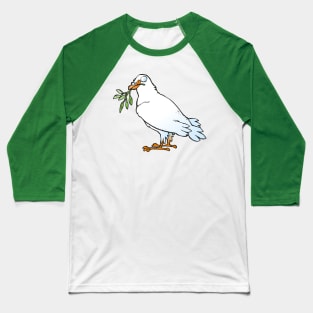 Pigeon Of Peace Baseball T-Shirt